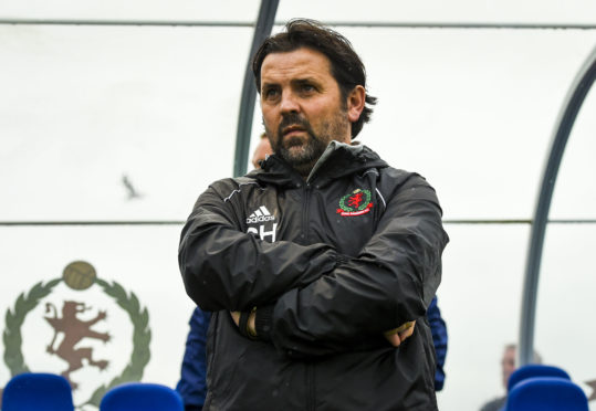 Cove Rangers boss Paul Hartley.