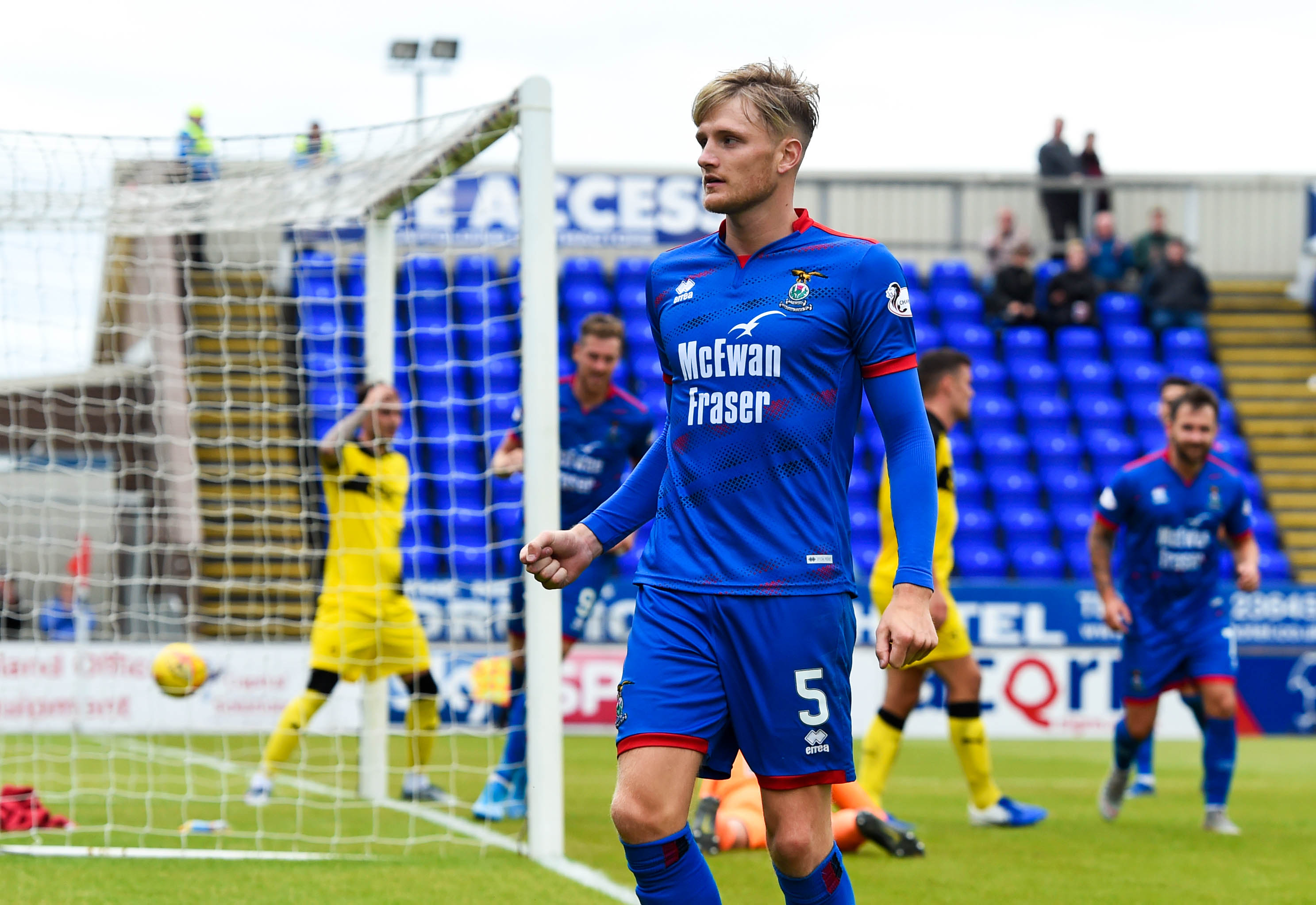 20/07/2019 BETFRED CUP GROUP D
INVERNESS CT v RAITH ROVERS
TULLOCH CALEDONIAN STADIUM - INVERNESS
Inverness' Coll Donaldson celebrates his goal