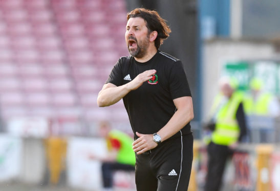 Cove Rangers boss Paul Hartley.