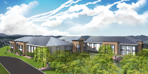 An artist’s impression of how the new care home and facility will look for Inverness providing a much needed local care service in the area