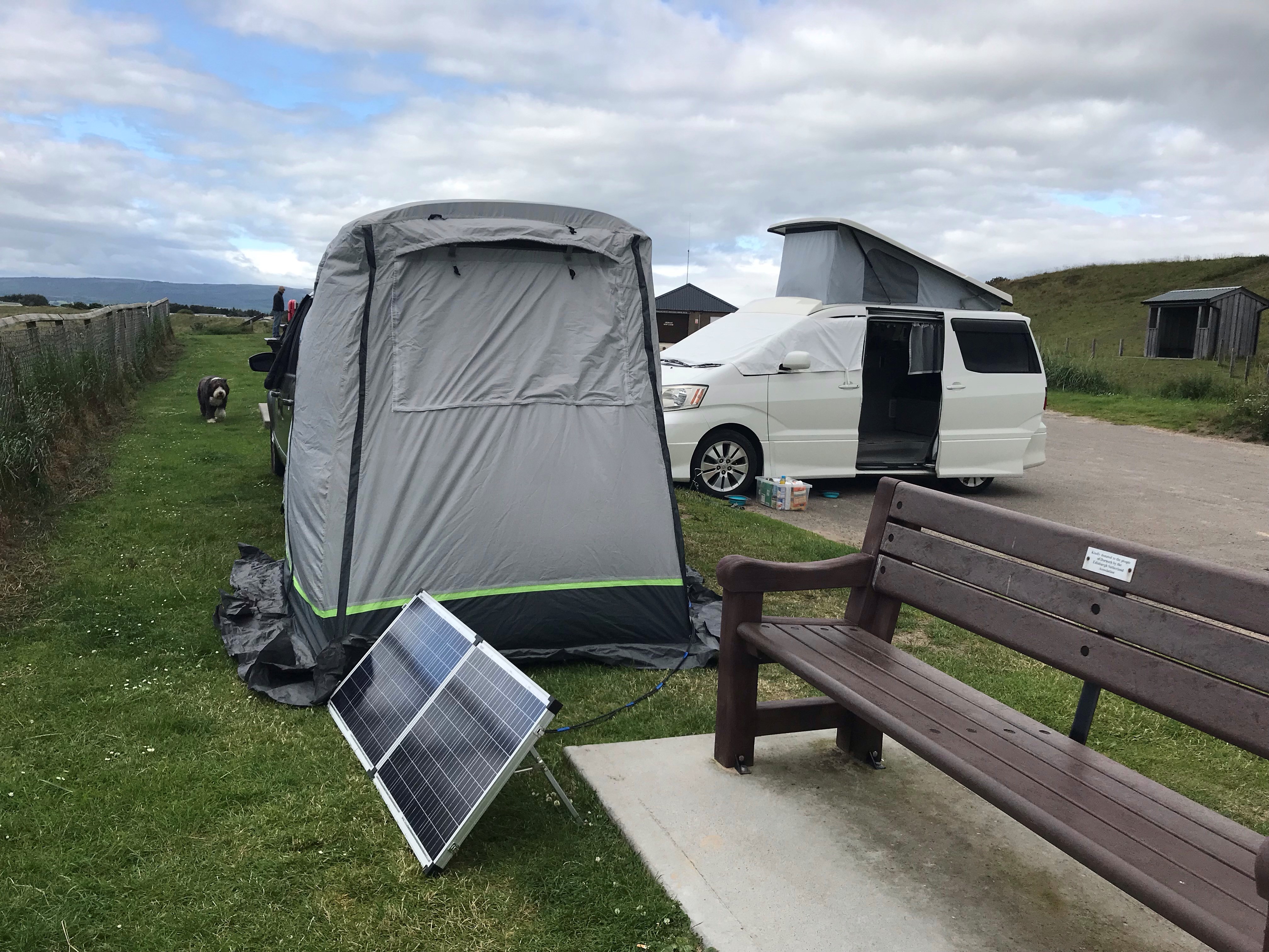 Locals are upset by campers ignoring prohibition signs to take up residence at Dornoch beach