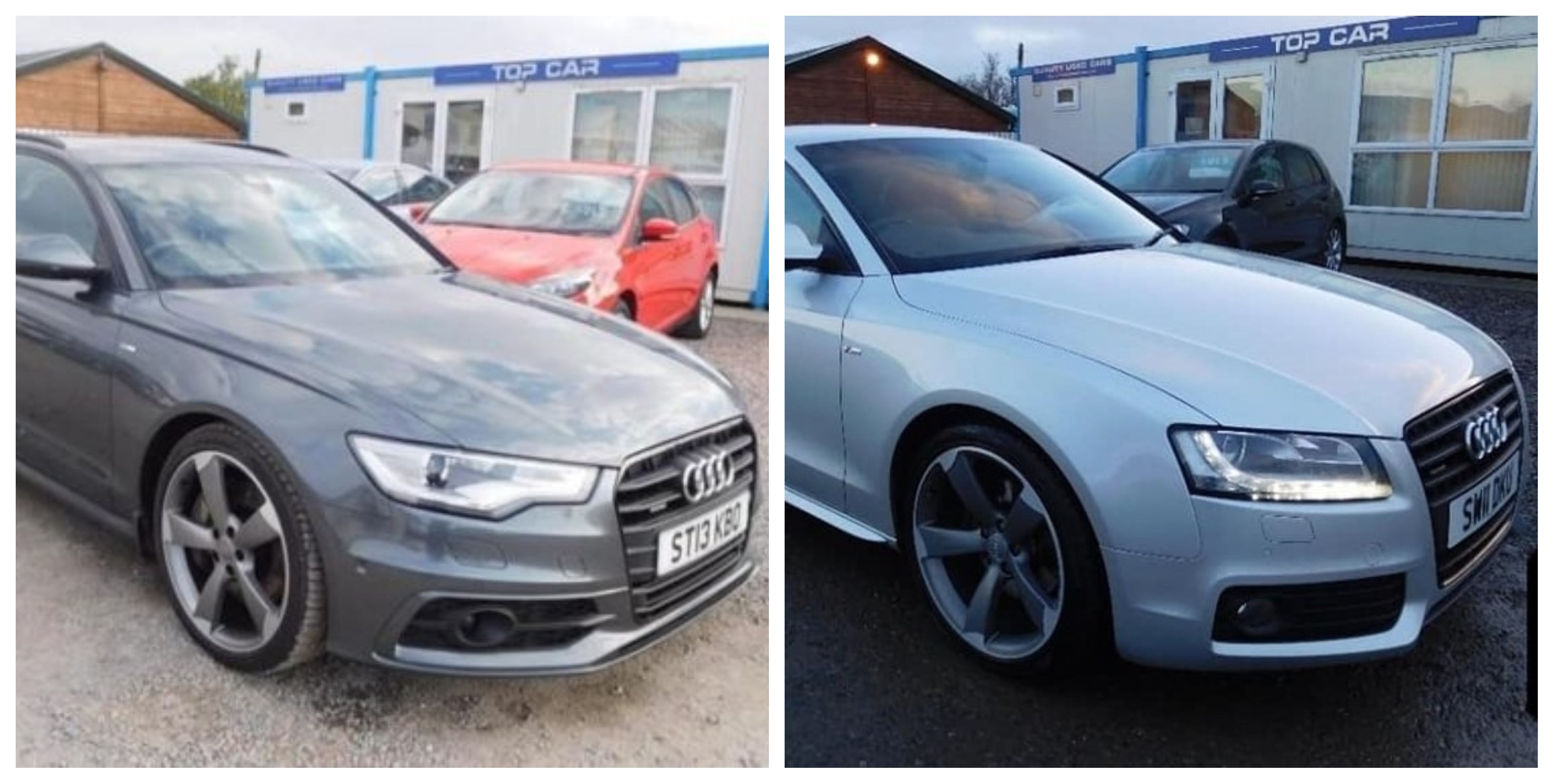 The stolen vehicles from Top Cars Harbour Road in Inverness