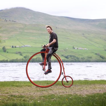David Fox-Pitt will cycle the iconic route on his penny farthing.