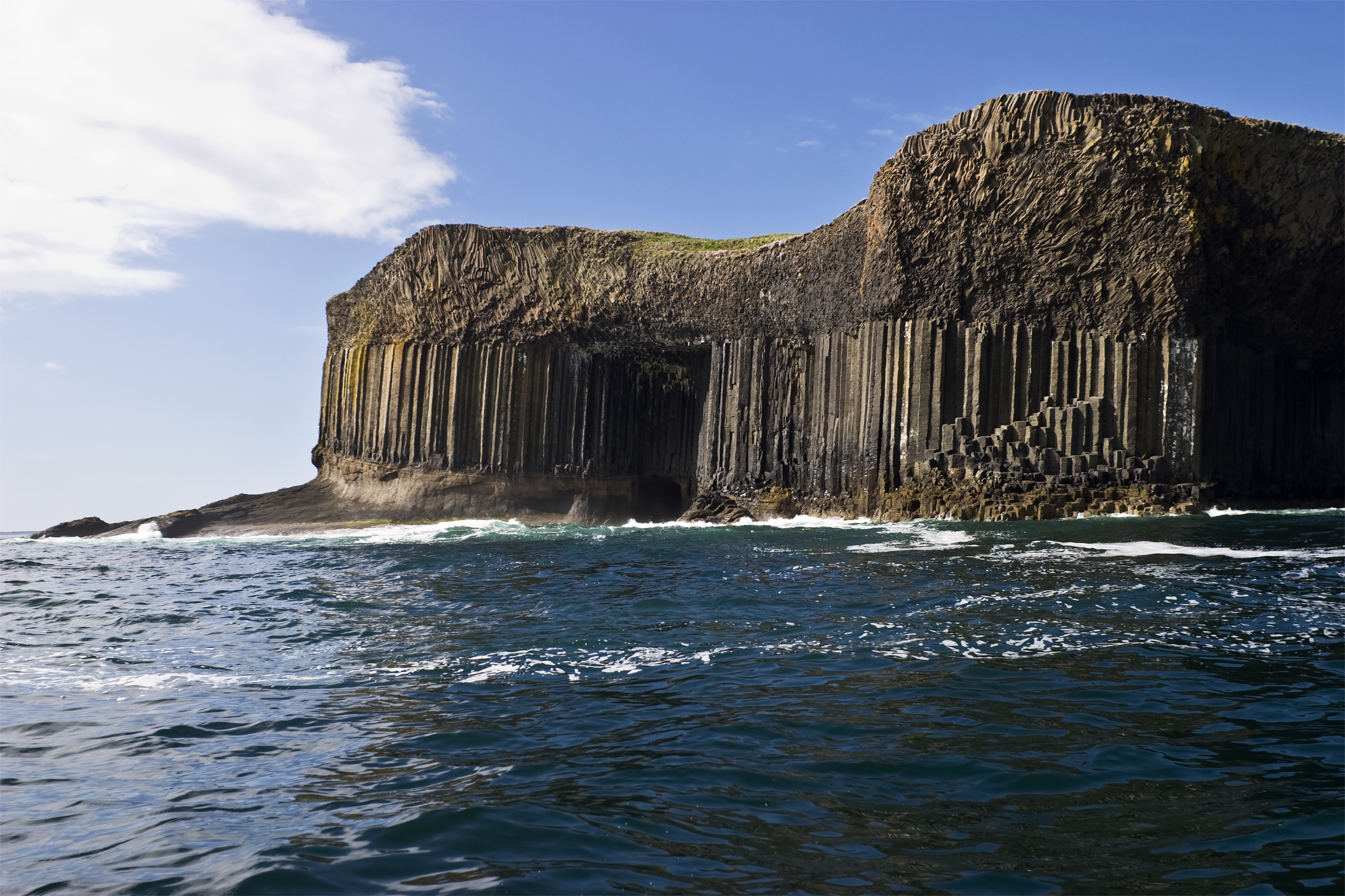Staffa and Fingal's Cave in Scotland
