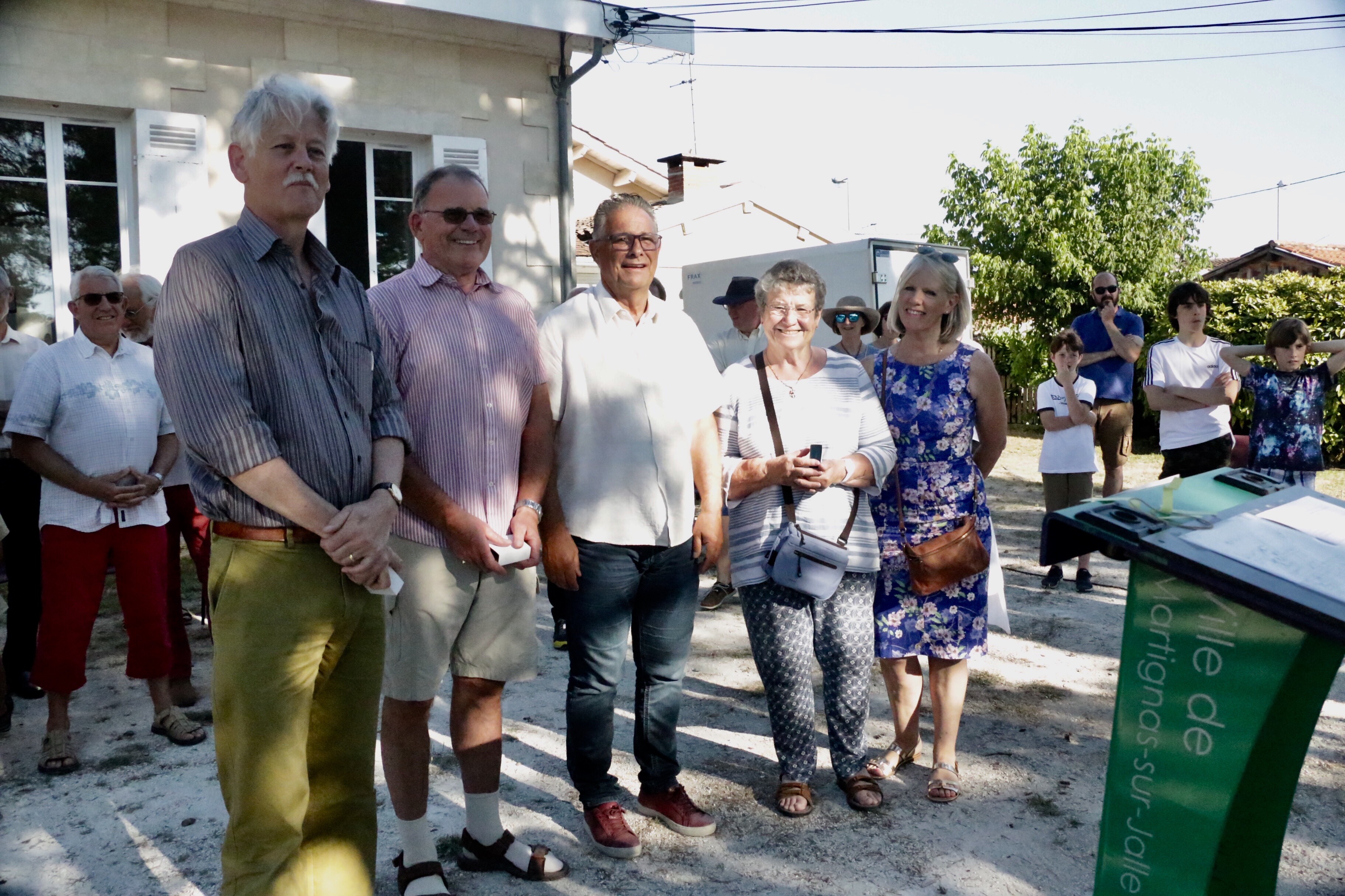 Members of the Aboyne Twinning Association on a recent visit to Martignas