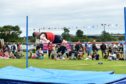 High jumper Fraser Davidson at Stonehaven Highland Games.  Pictures by Colin Rennie