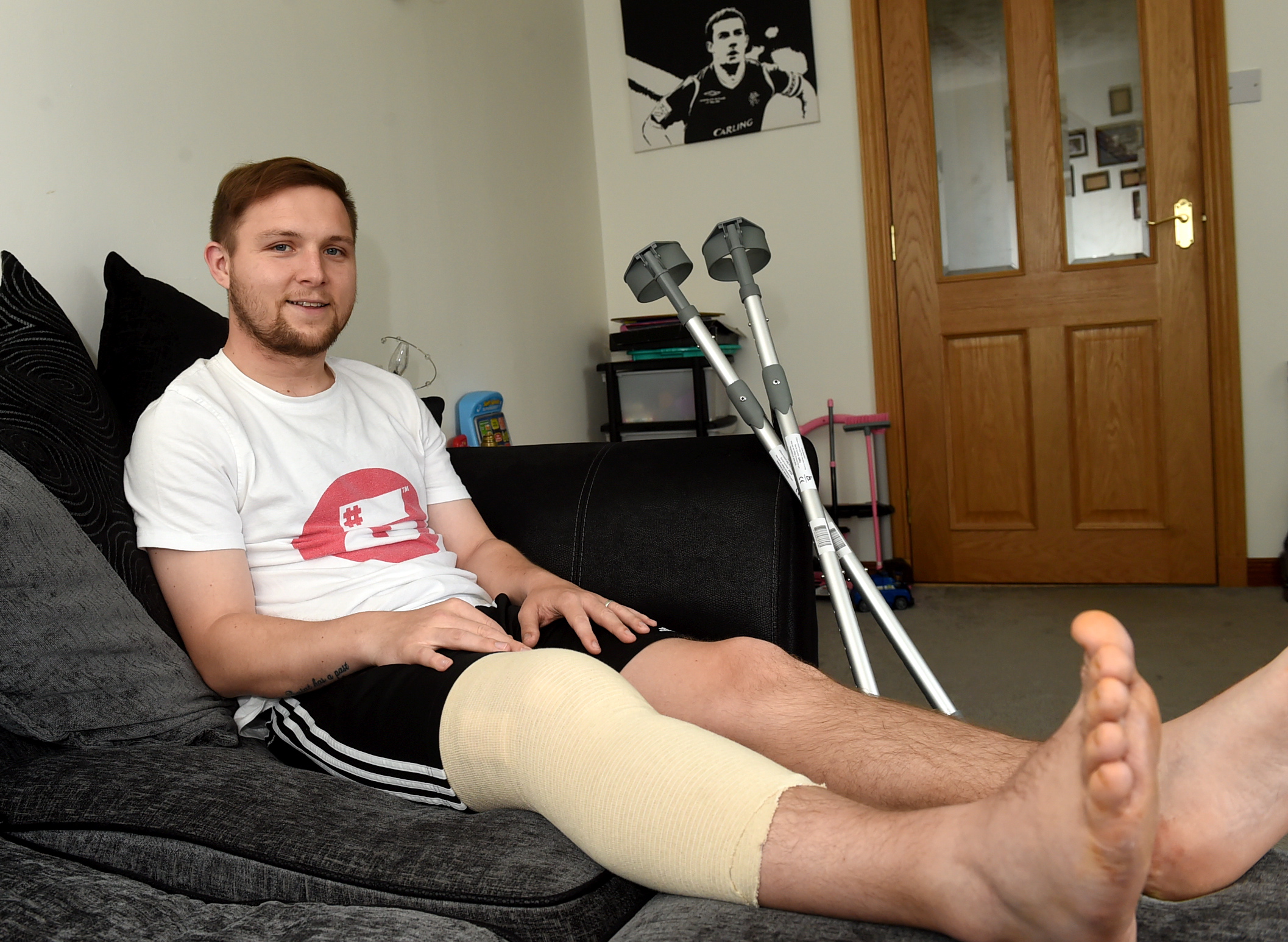 Highland League footballer, Dane Ballard has thanked those who donated more than £6,000 so he could have career-saving surgery.