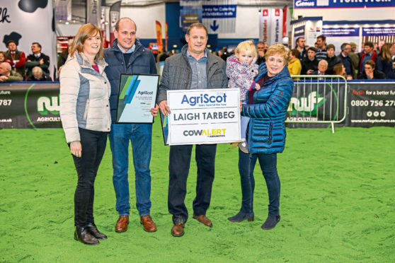 The 2018 Dairy Farm of the Year Winner from Laigh Tarbeg of Cumnock