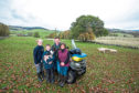 The McGowan family - Tally, Angus, Neil and Debbie - won the sheep award last year.