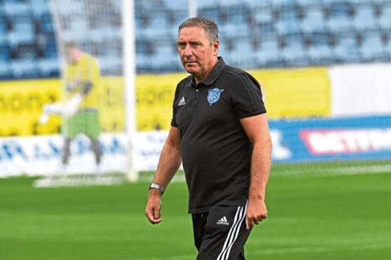 Peterhead manager Jim McInally.