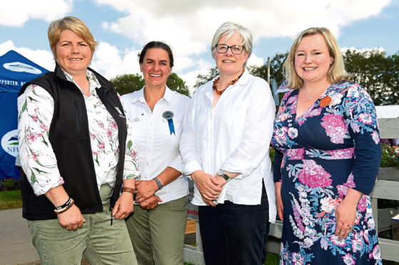 Joyce Campbell, Kate Rowell, Morag Rennie, Gemma Mackenzie.