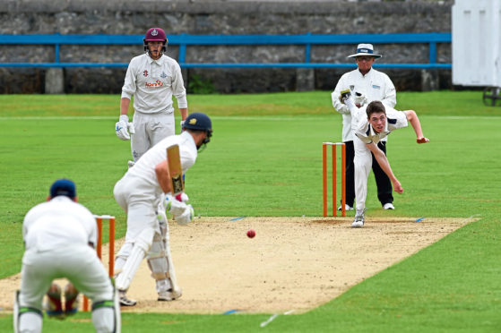 Eastern Premier Division cricket match between Aberdeenshire and Forfarshire at Mannofield.