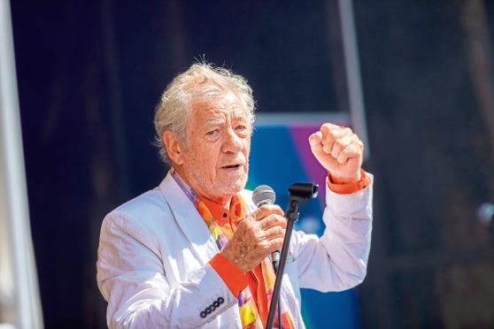 Sir Ian McKellen starred at the Tivoli in 2019.