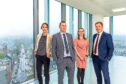 CbRE’s team handling business rates revaluation appeals. from left, moira Gordon, brian Rogan, kirsty Gordon and derren mcRae