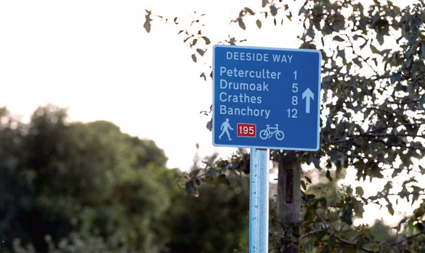 The Deeside Way is a popular walking and cycling route. Picture by Jim Irvine