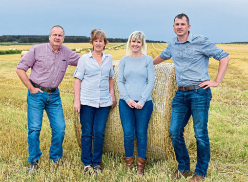 The Gray family - Charles, Helen, Michelle and Philip.