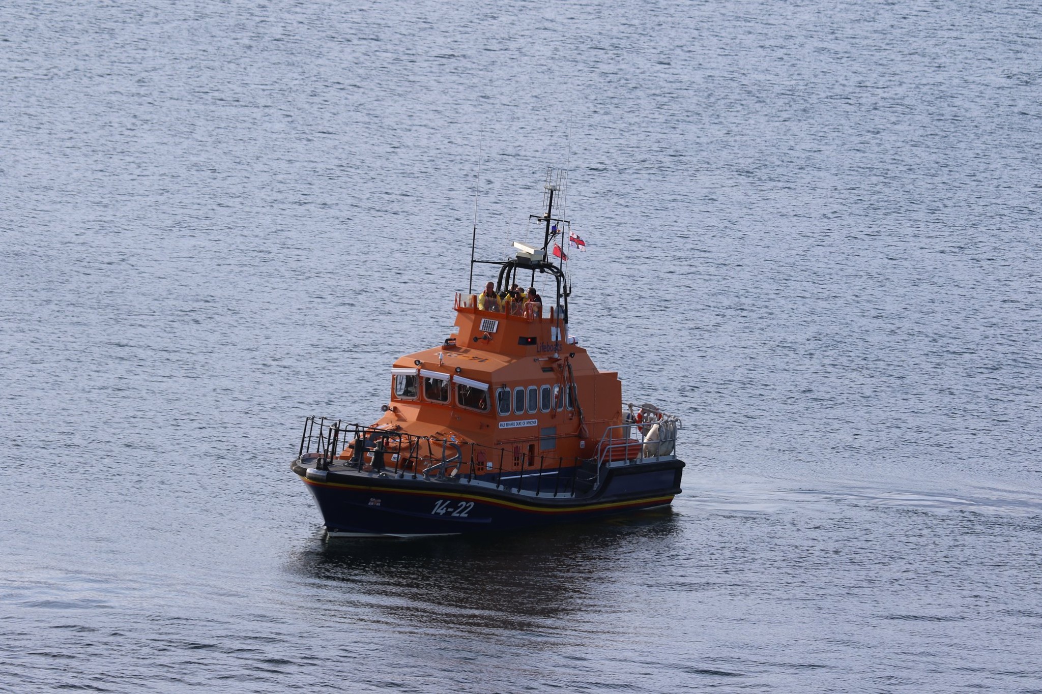 Wick Lifeboat in attendance
