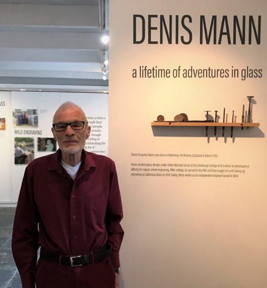 Mr Mann's work is to remain on display at the north studio until October