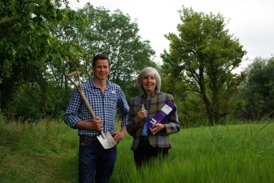 Bill Smith, who runs Byres Farm at Spey Bay, and Linda Bruce, who runs Speyside Escapes.