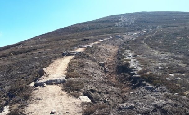 Both Braemar and Aberdeen mountain rescue teams went to the aid of the hiker on 3081 feet high Mount Keen in Aberdeenshire. Injured hillwalker Aberdeenshire