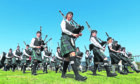 Wick Pipe Band performing during the Mey Highland & Cultural Games in 2019 (Photo: Andrew Milligan/PA Wire)