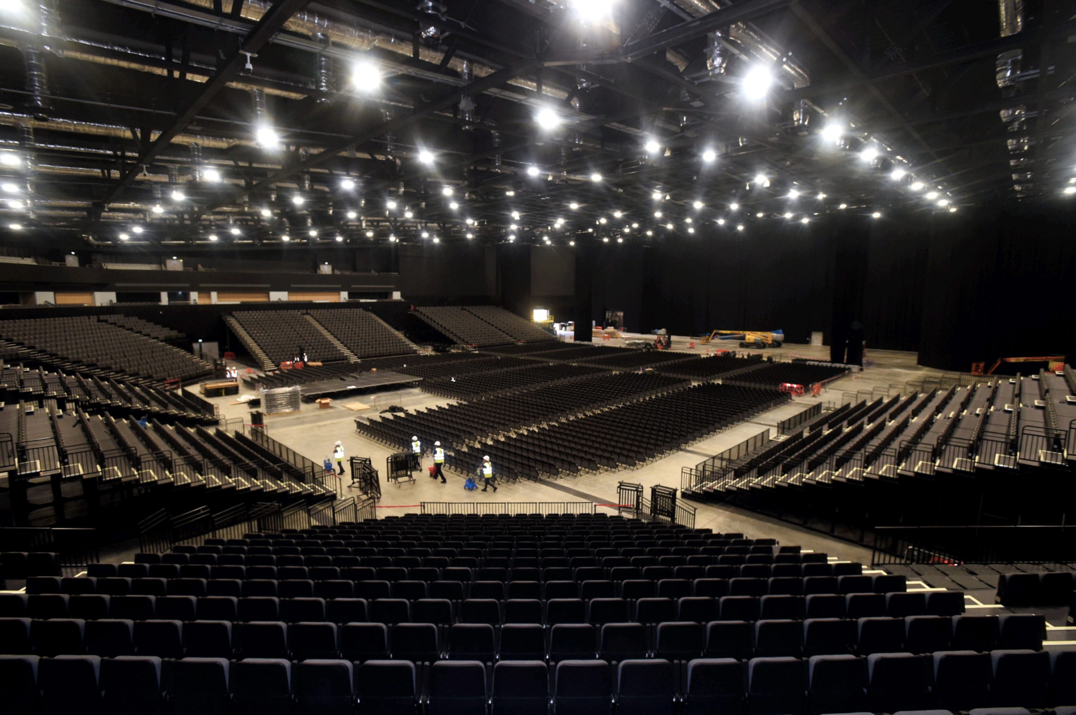The main concert arena at P&J Live.