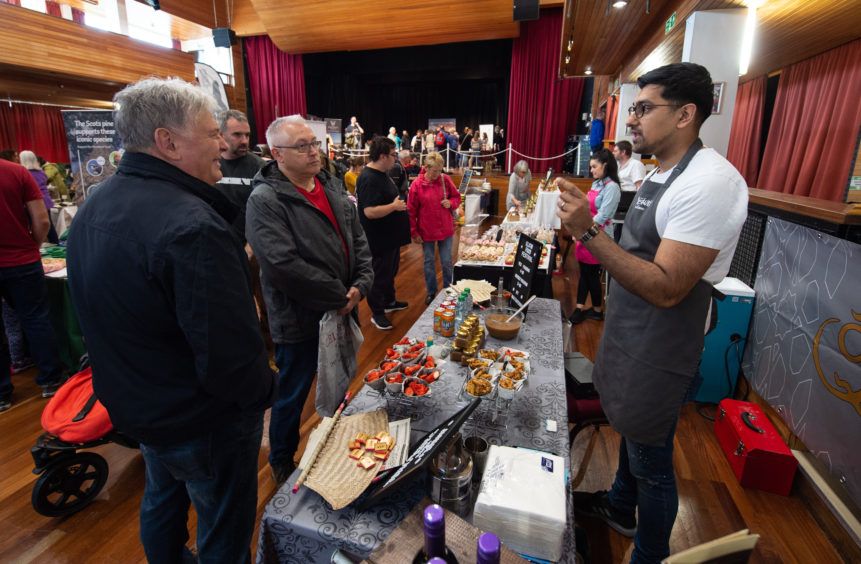 Balal Ali from Qismet's at Elgin Food and Drink Festival 2019