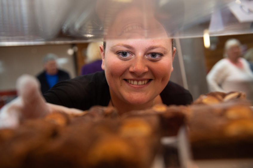 Racheal Morrice from Louby's Little Bakery in Aberdeen at Elgin Food and Drink Festival 2019