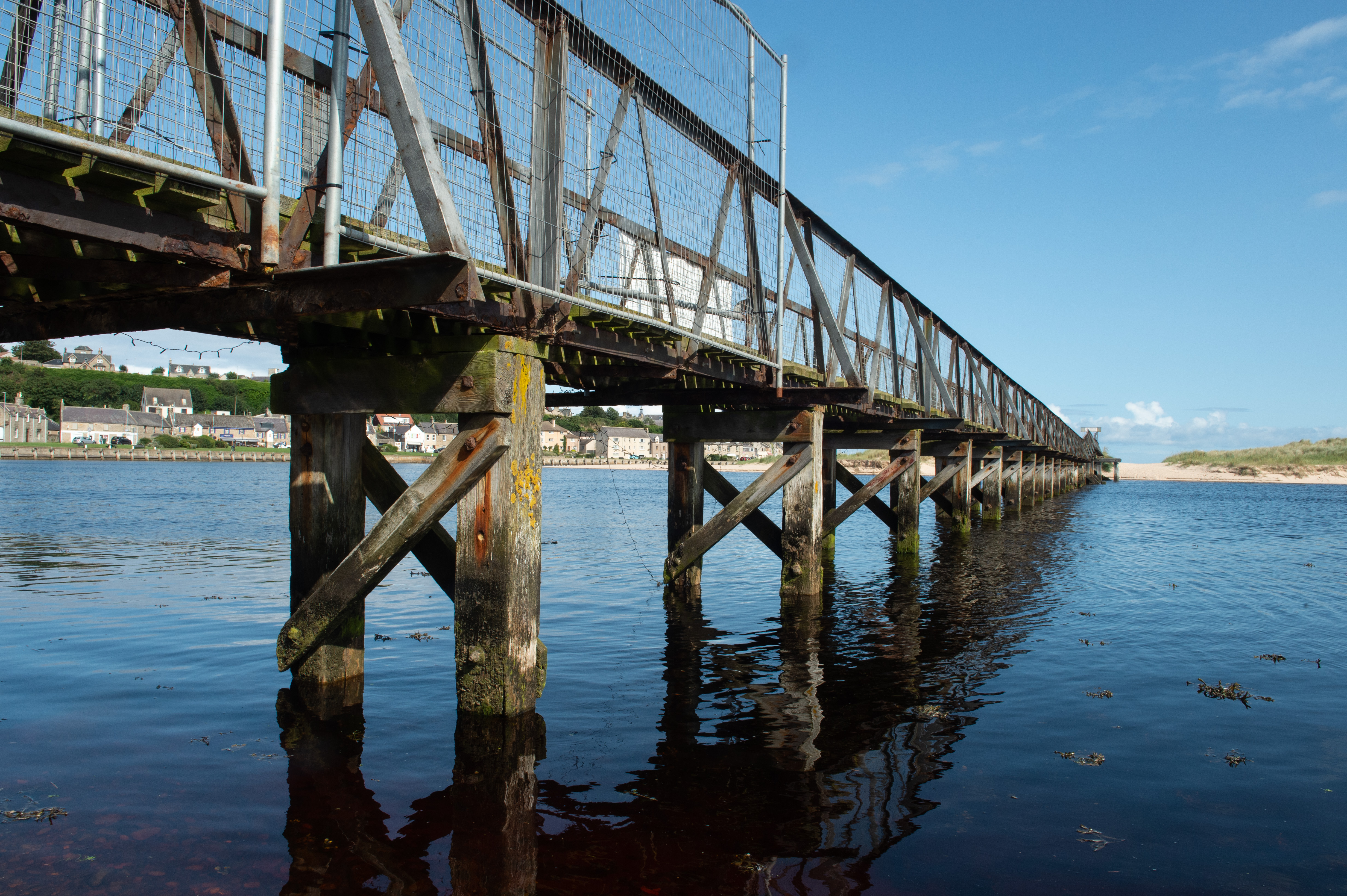 Lossiemouth's East Beach bridge. Picture by Jason Hedges.