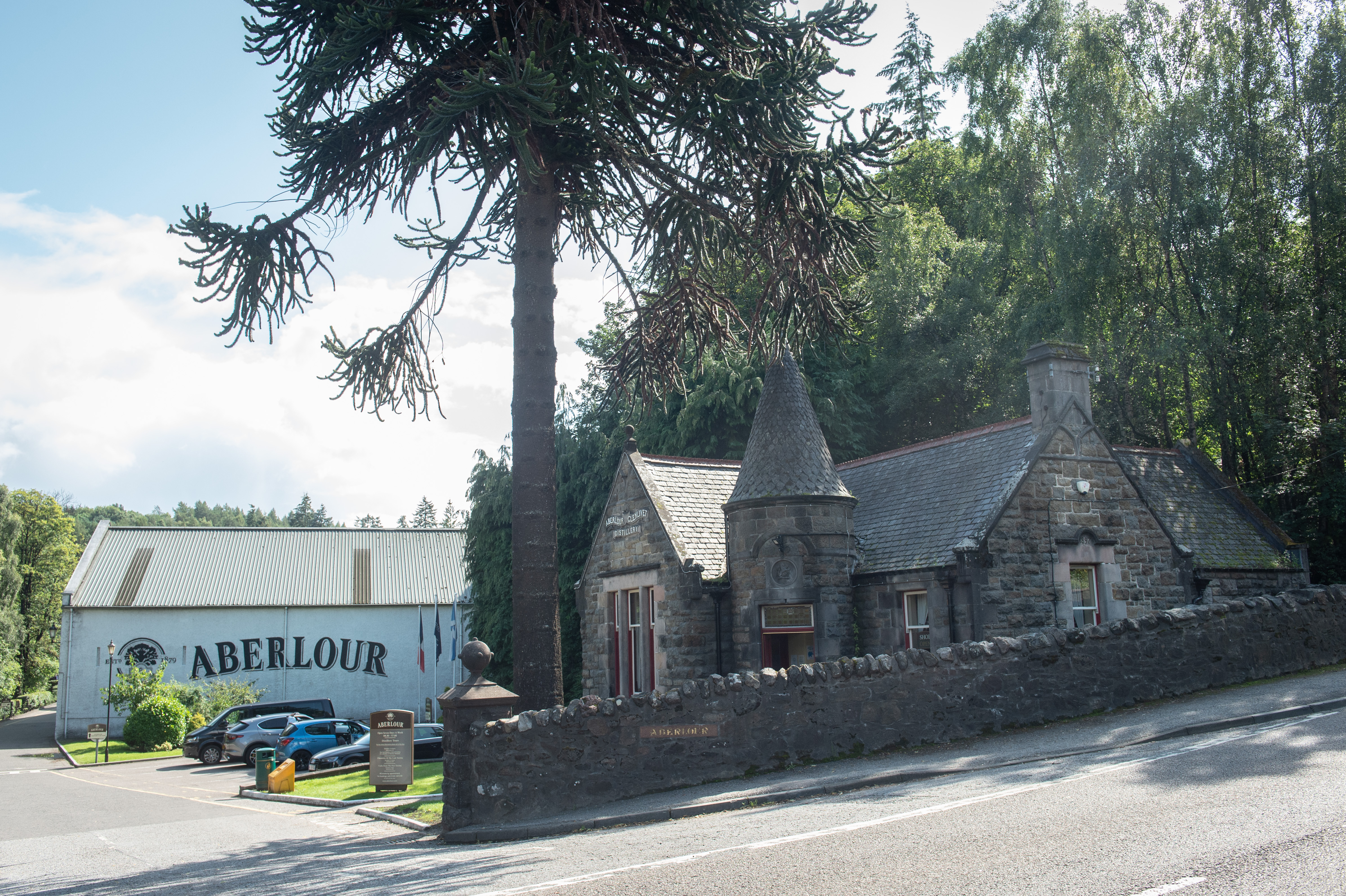 Aberlour Distillery in Aberlour, Moray.