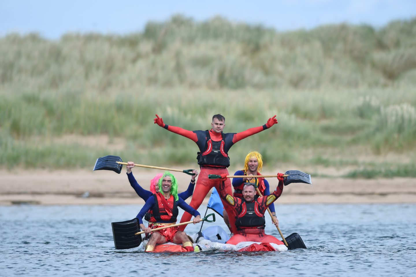 The 42nd Lossiemouth Raft Race drew huge crowds. Pictures by JASON HEDGES