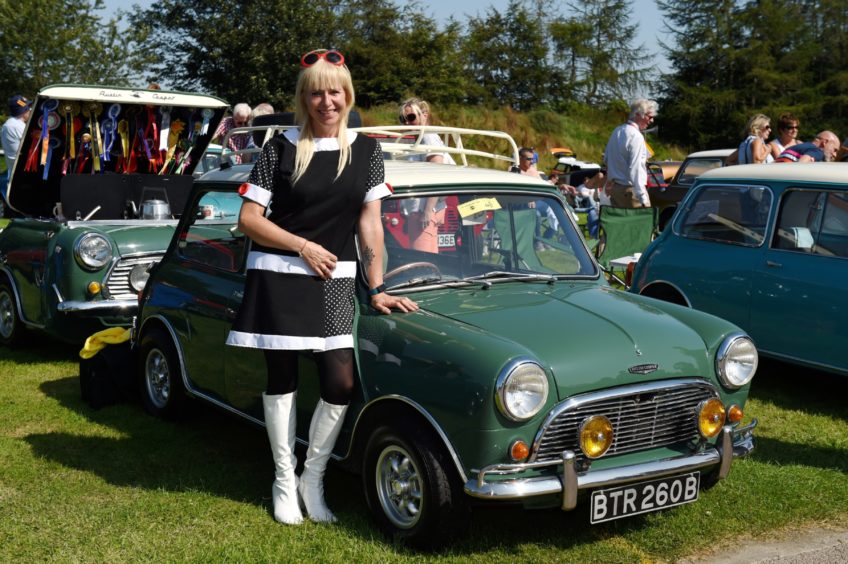 Fiona Johnson with her 1964 Cooper s.

Picture by KENNY ELRICK