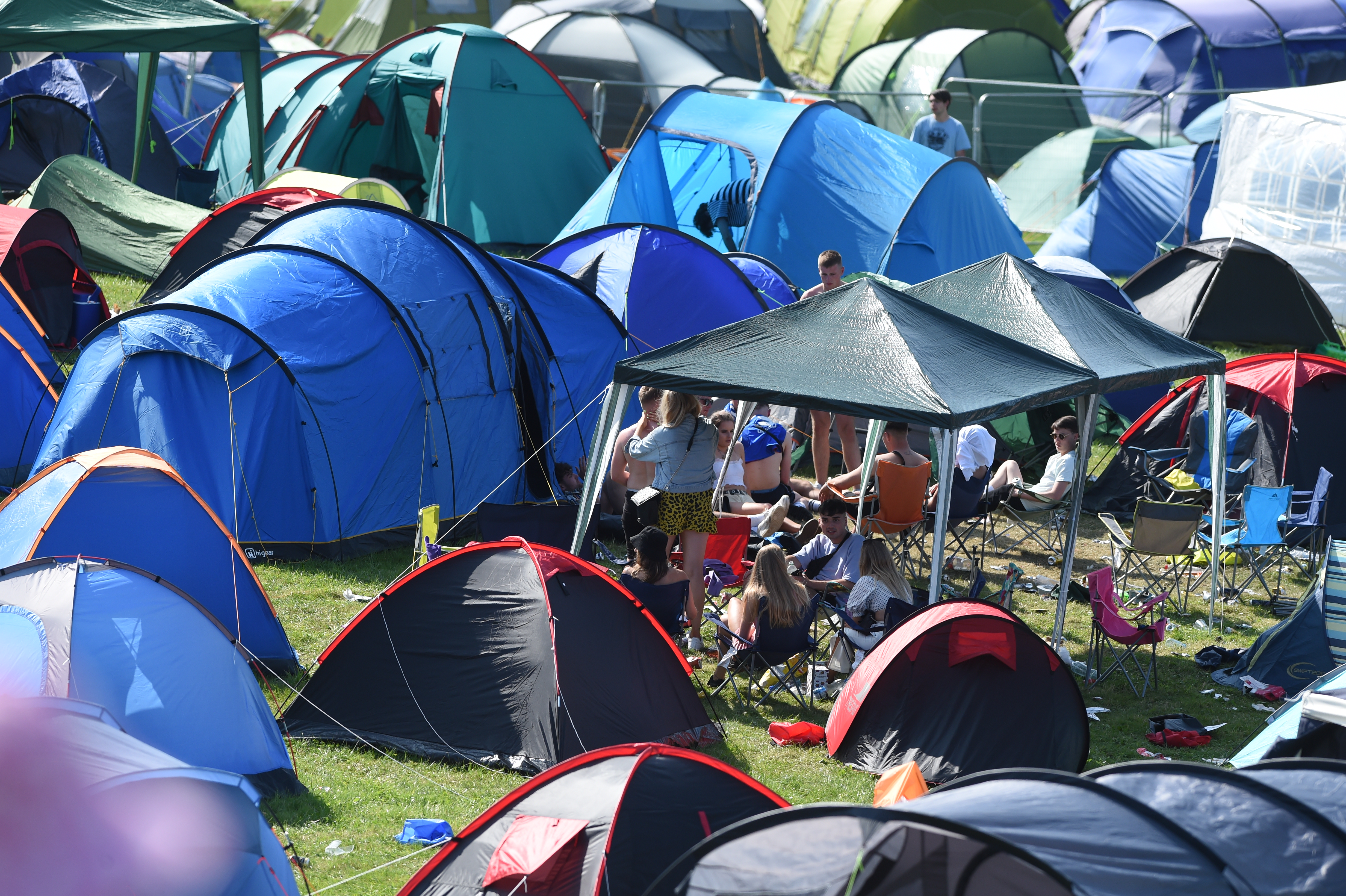 Tents are being left at Belladrum