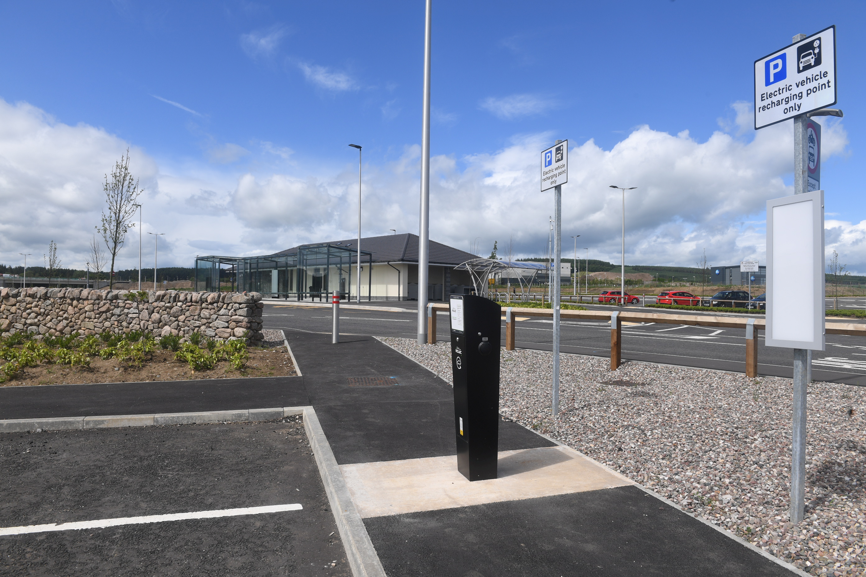 The Park and Ride facility at Craibstone
