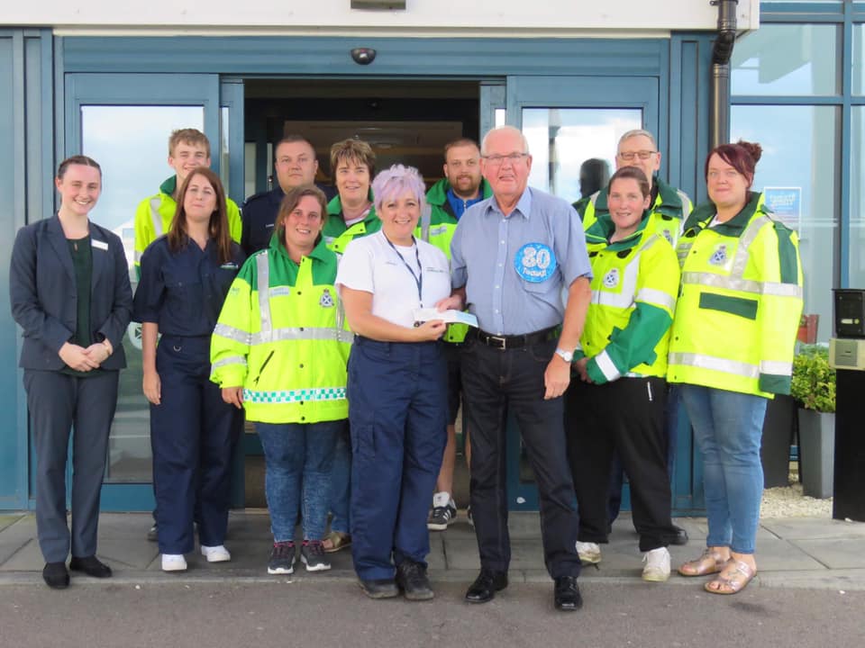 Ron Black and members of the Westhill & Kingswells Community First Responders