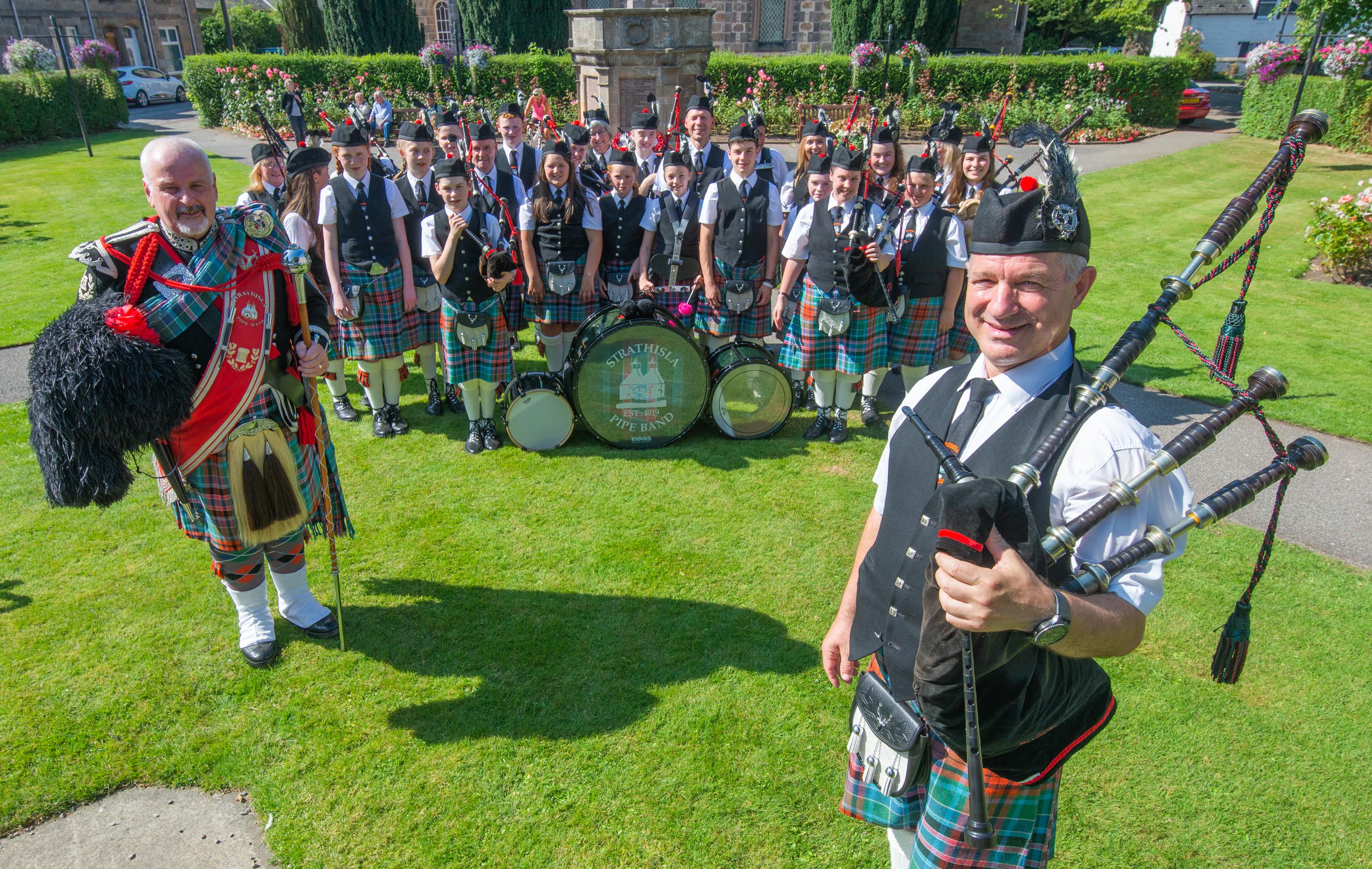 Strathisla Pipe Band is celebrating its centenary this year.