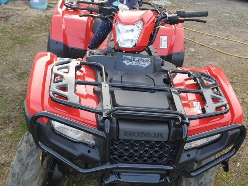 Picture of the stolen SMV Quad