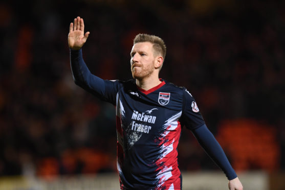 Ross County's Michael Gardyne.