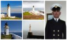 Donald Michael and some of the lighthouses he worked at during his carer.