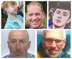 Police supplied photographs of missing people.