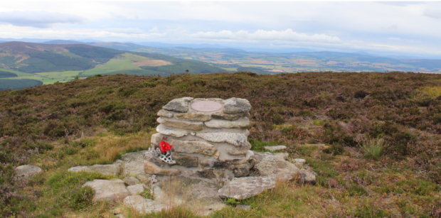 The memorial on Bennachie