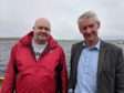Shetland Tory candidate Brydon Goodlad and Conservative fisheries spokesman Peter Chapman