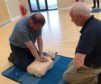 MP David Duguid learning CPR