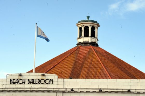 The roof of the Beach Ballroom.