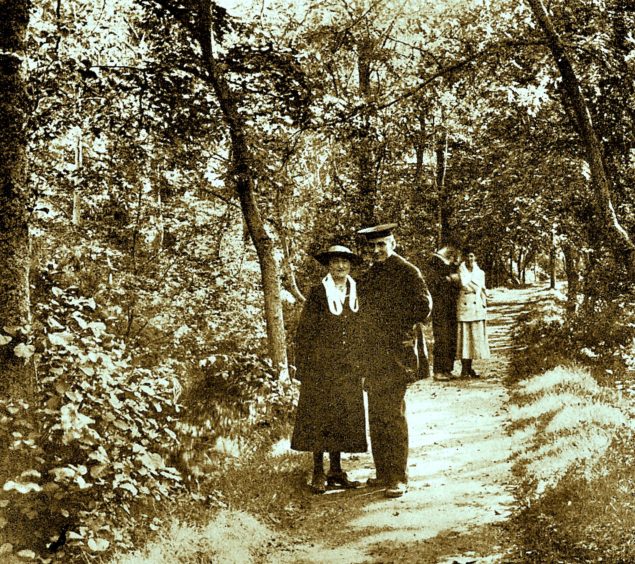 Lover's Lane, Ness Islands. Picture courtesy of Inverness Local History Forum
