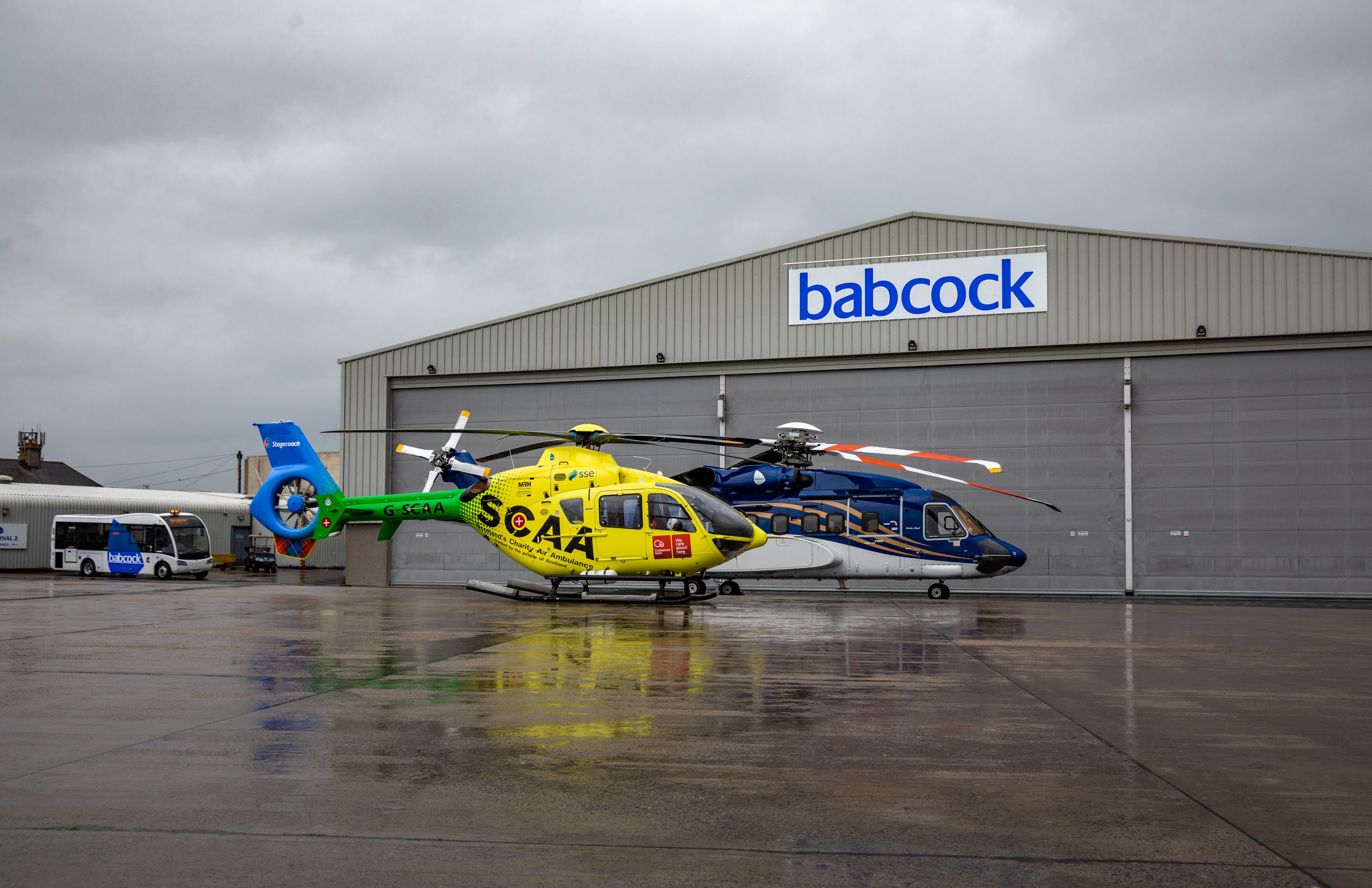 Scotland's Charity Air Ambulance (SCAA) has agreed a contract with Babcock to launch a new air ambulance service from Aberdeen International Airport.