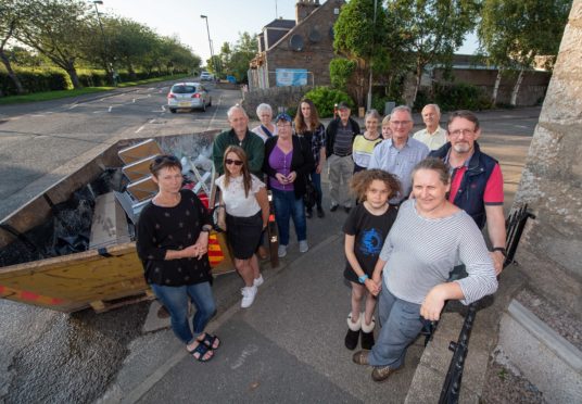 Residents of the village of Pitmedden are raising safety concerns over the proposed opening of the junction in the middle of the village due to new housing development.