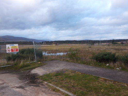 The site of the new Belford hospital where the helipad would be built