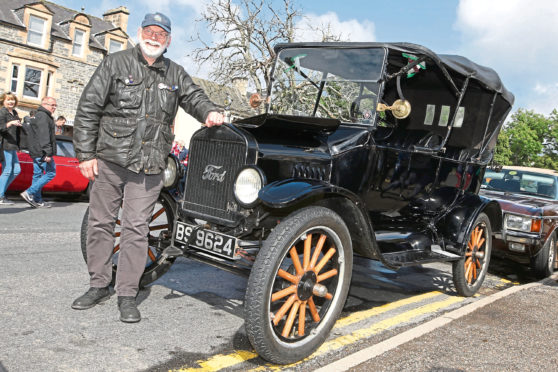 Bob Chapman from Aberlour with his 1920 Model T Ford.