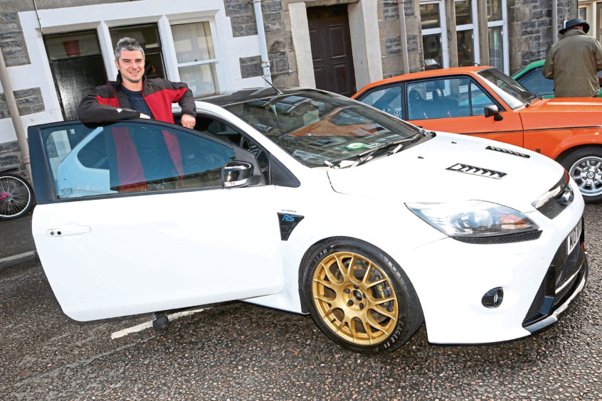 Mark Duthie from Peterhead with his 2010 Ford Focus RS.